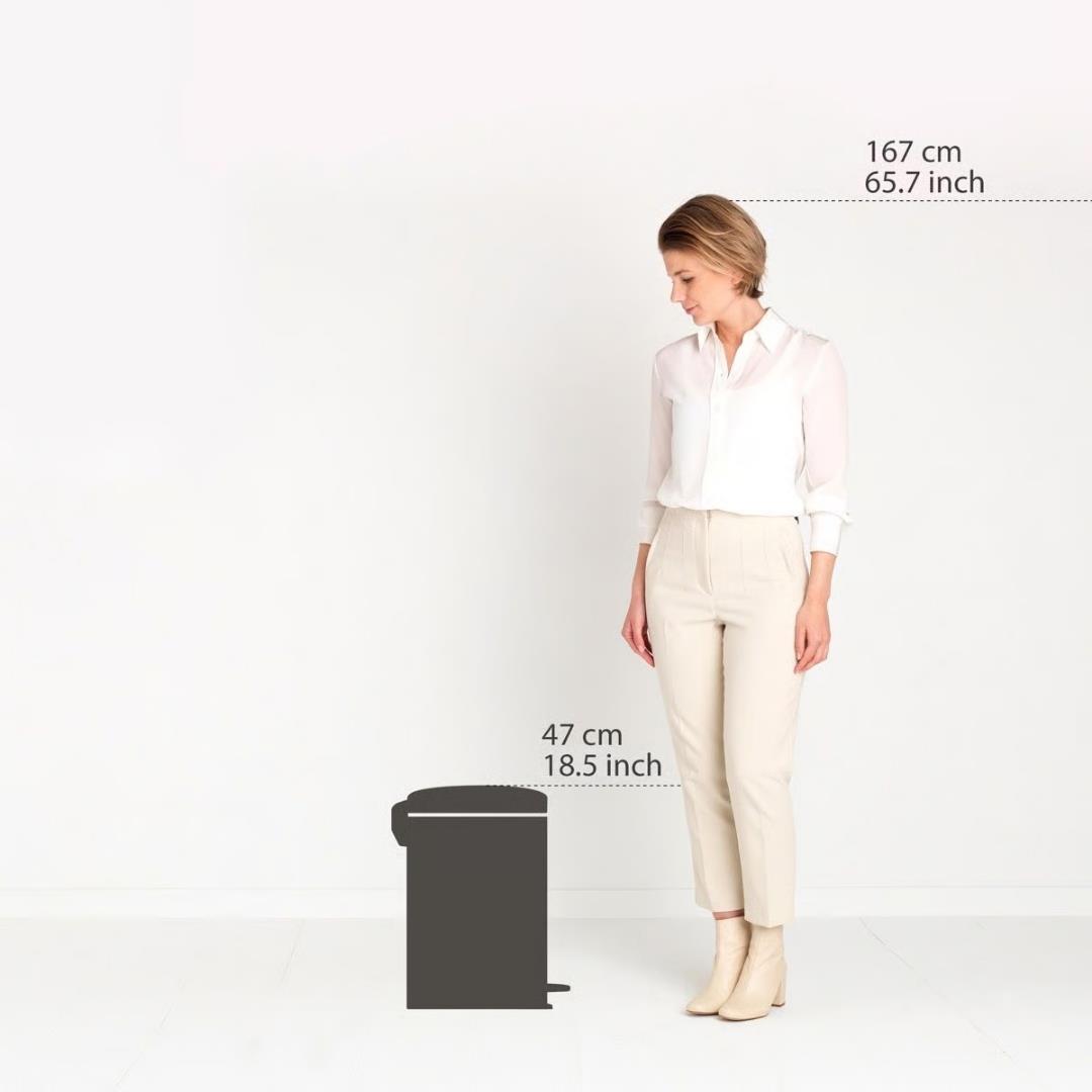 Newıcon Platınum Pedallı Çöp Kutusu 20 L