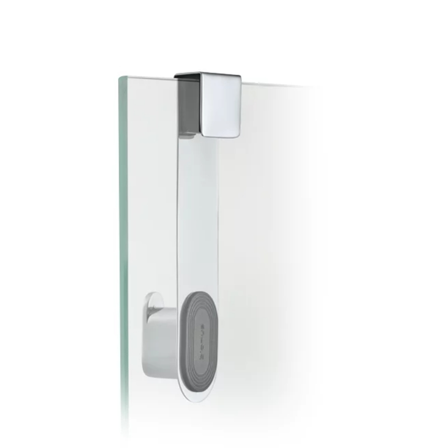 NEXIO Cam Duşakabin Askısı Paslanmaz Çelik Parlatılmış 14 cm