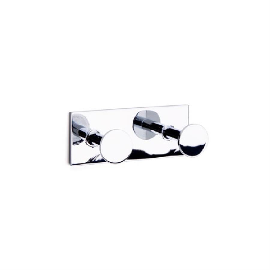 Nowo Duvara Monte Yapışkanlı İkili Askılık Krom Renk 45X46X110 Mm