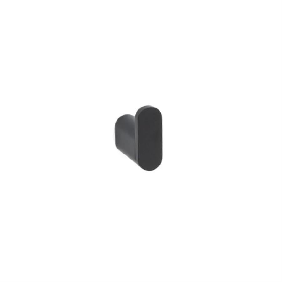 Ovalın Askılık Siyah Renk 67X63X25 Mm