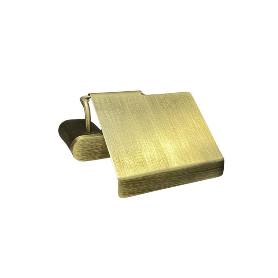 Ovalın Duvara Monte Kapaklı Tuvalet Kağıtlığı Antik 87x137x159 mm