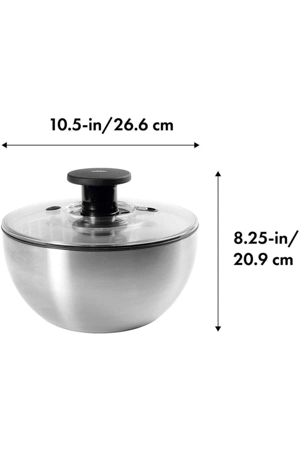 Oxo Steel Çelik Salata Kurutucu