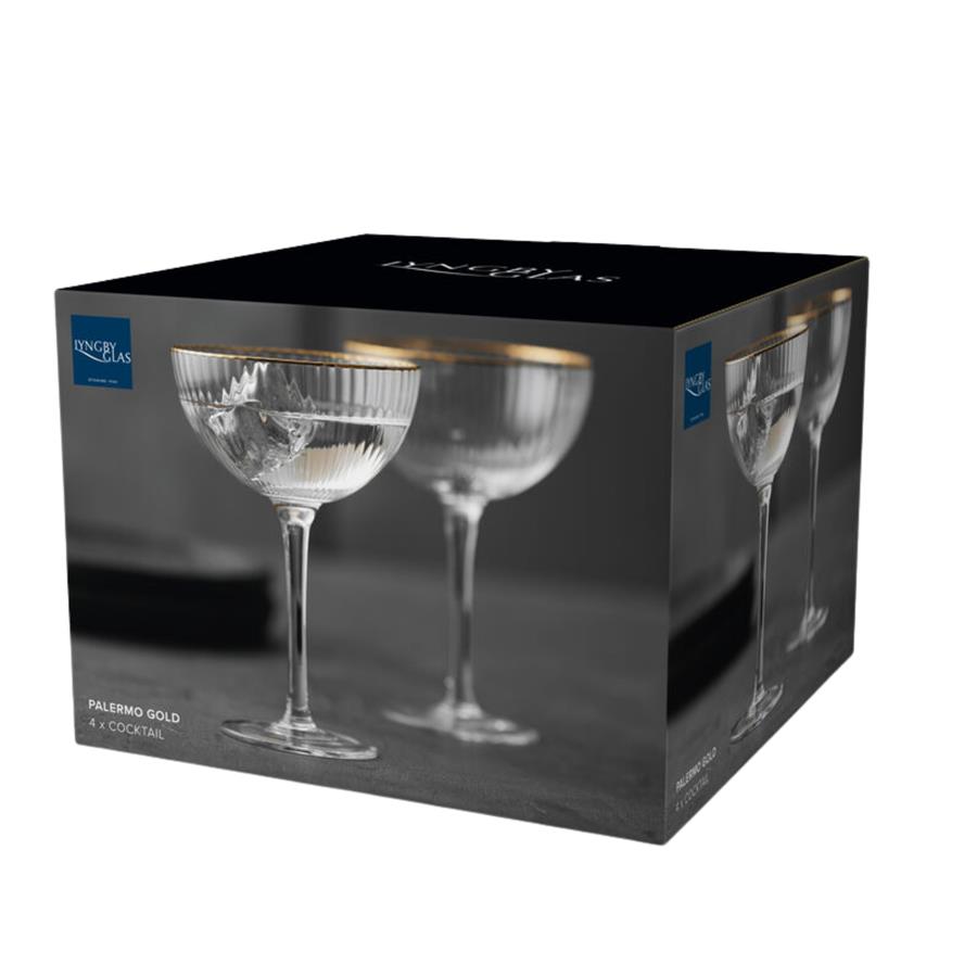 Palermo Gold Kokteyl Bardağı 4 Adet 31,5 Cl