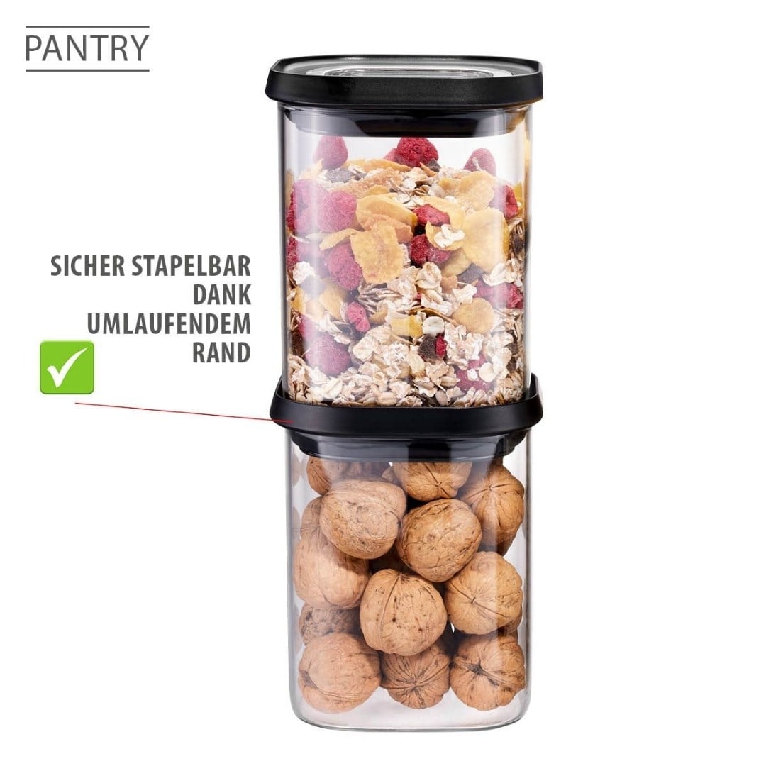 Pantry 4Lü Erzakk Saklama Kabı 400 Ml, 2X900 Ml, 1400 Ml