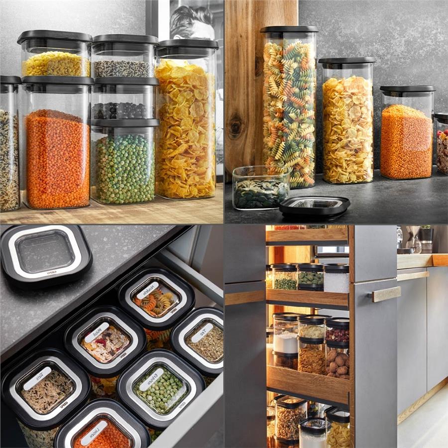 Pantry Erzak Saklama Kabı 1900 Ml 11x11x26 cm