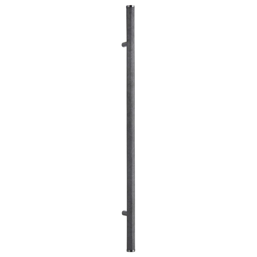 Paslanmaz Çelik Örme Çekme Kol - Siyah 1300 mm