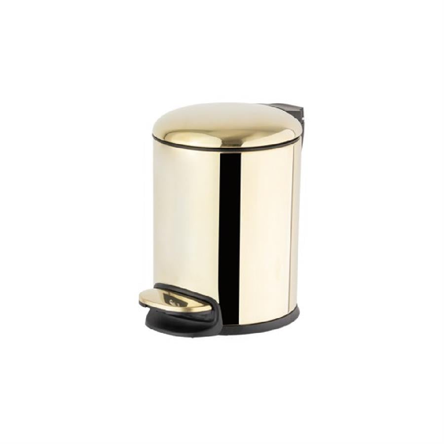 Pedallı Çöp Kovası 3 L Gold 26x20x20 cm