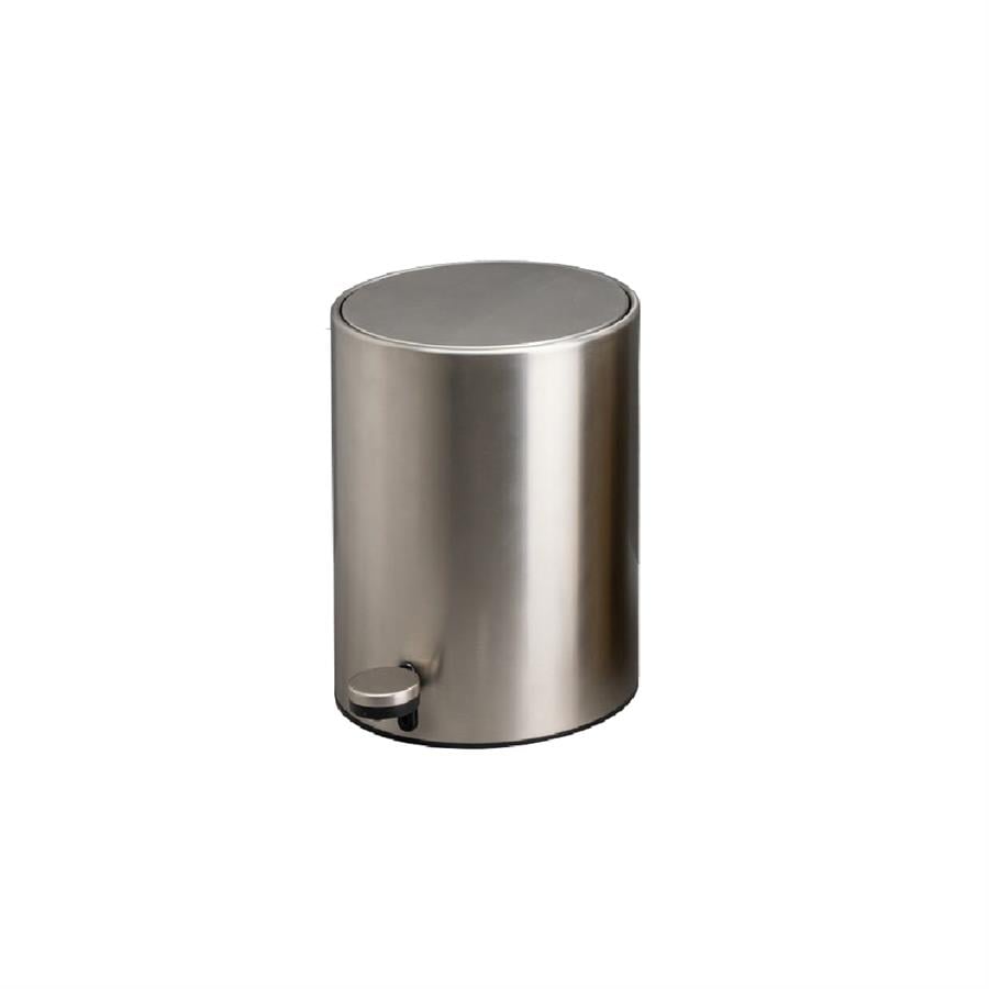 Pedallı Saten Çöp Kovası 3 Lt Saten Renk 265X203X203 Mm