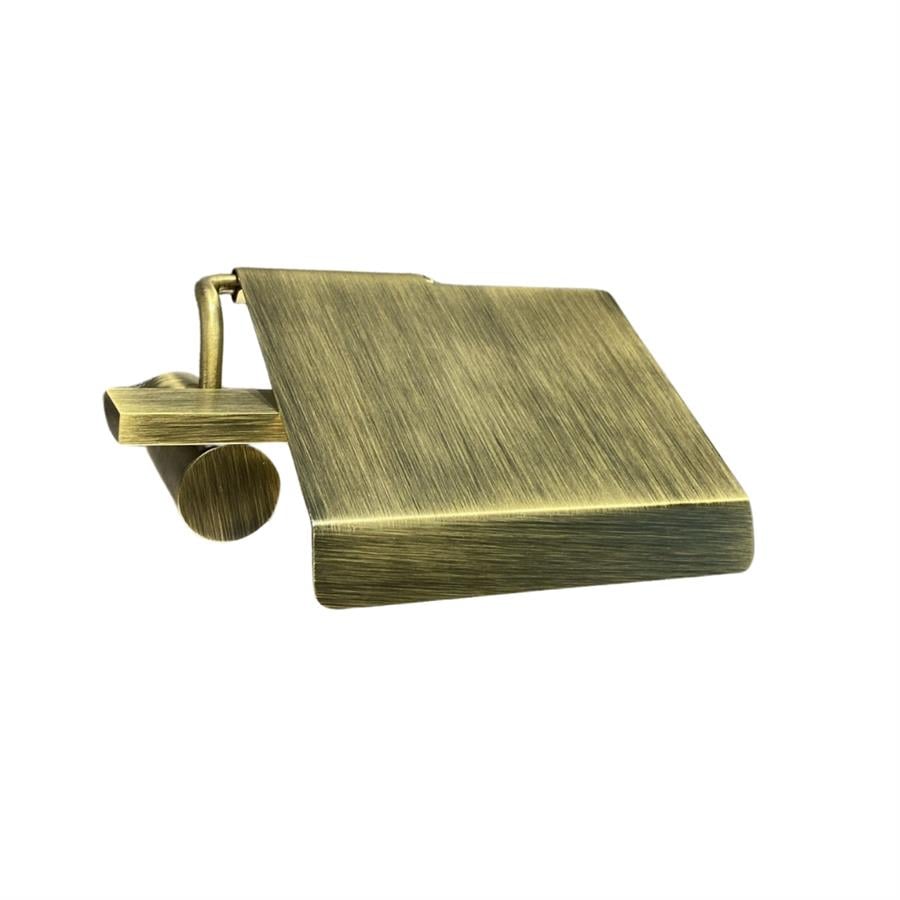 Pıvot Duvara Monte Kapaklı Tuvalet Kağıtlığı Antik 63x137x161 mm 