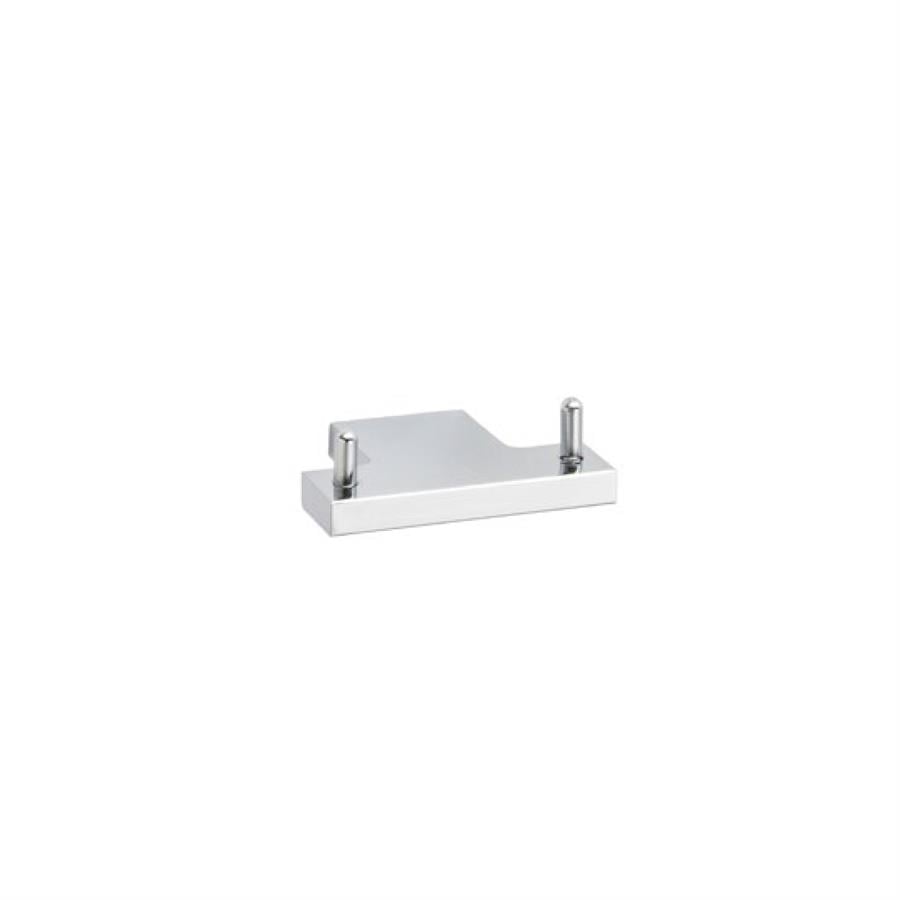 Plaın İkili Askılık Krom Renk 28X60X80 Mm