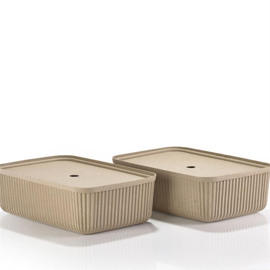 Pulp 2Li Saklama Kutusu 17 L Çamur Rengi 48 x 32 x 15 cm