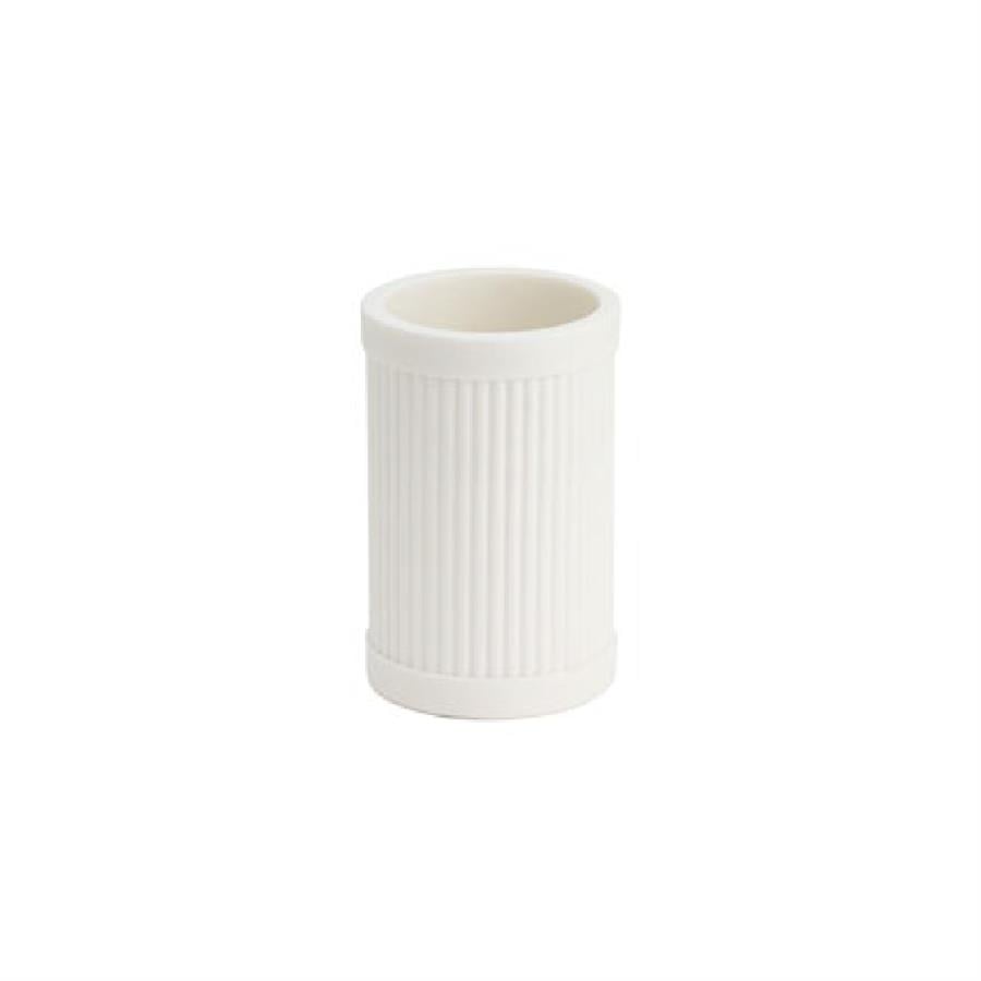 Reçine Tezgah Üstü Diş Fırçalığı Beyaz 124x80x80 mm