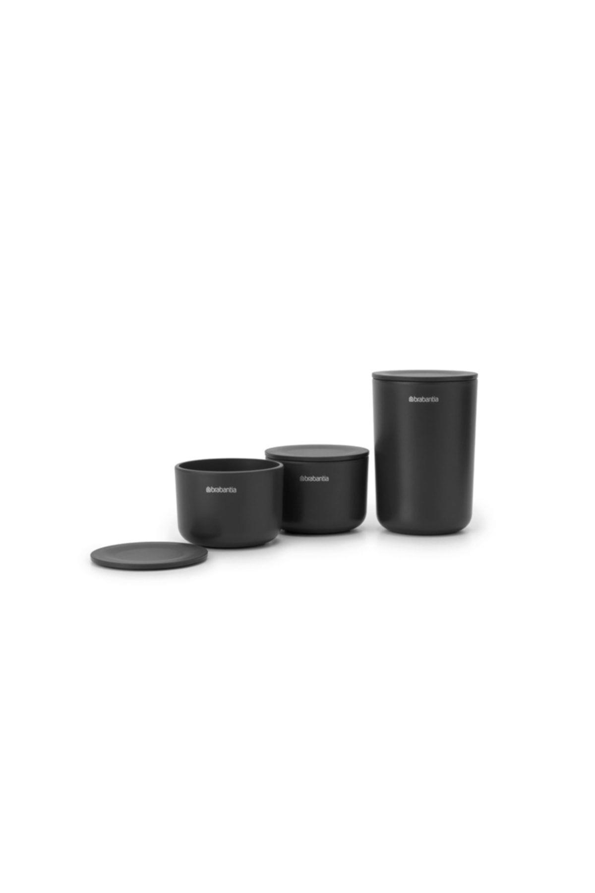 Renew Dark Grey 3Lü Kapaklı Plastik Düzenleyici