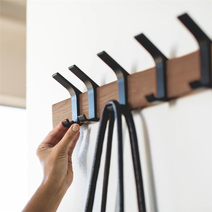 Rin Wall Duvara Monte Elbise Askısı Siyah