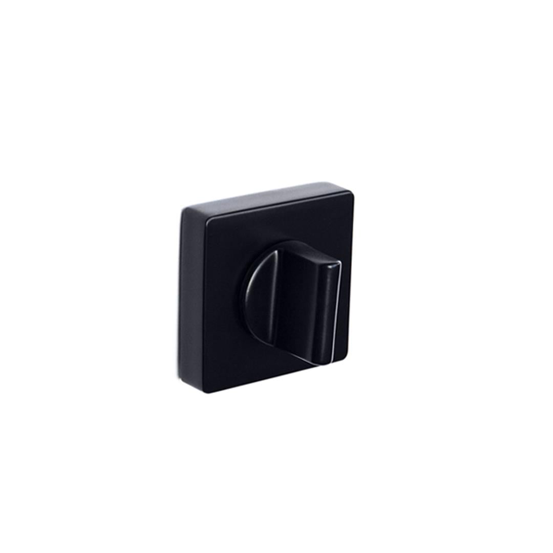 RO11 Kapı Kolu Rozeti Wc Siyah Renk 52x52x9 mm