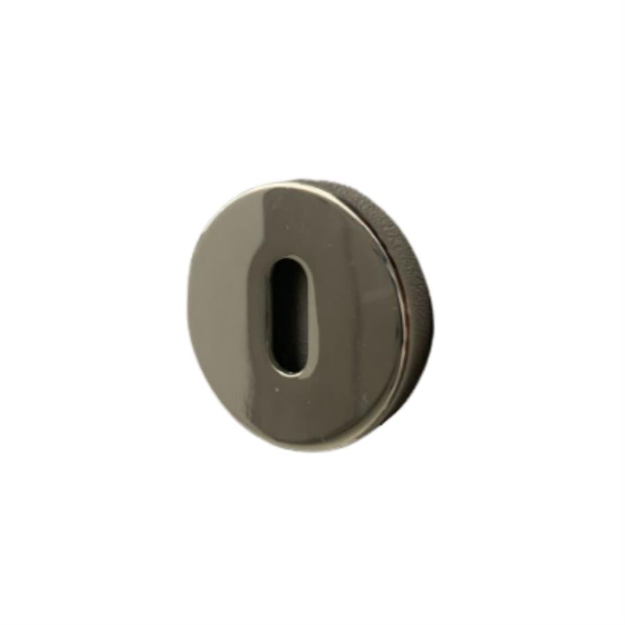 RO12 Kapı Kolu Rozeti Oda Parlak Nikel 52x52x9 mm