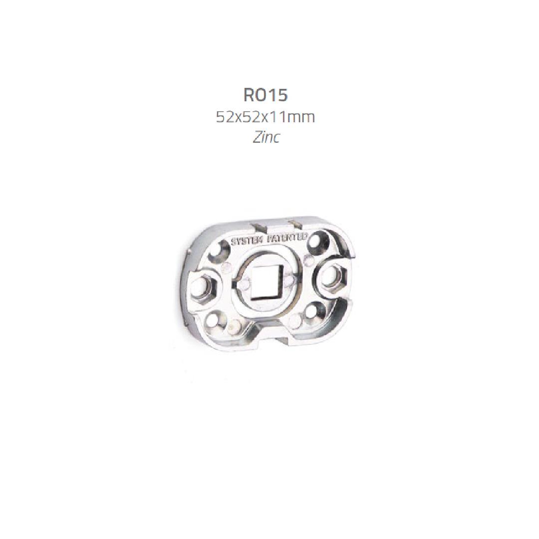 RO15 Kapı Kolu Rozeti WC Antik 53x37x11 mm