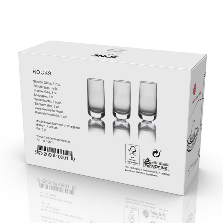 Rocks Shot Bardağı 3 Adet 5 cl