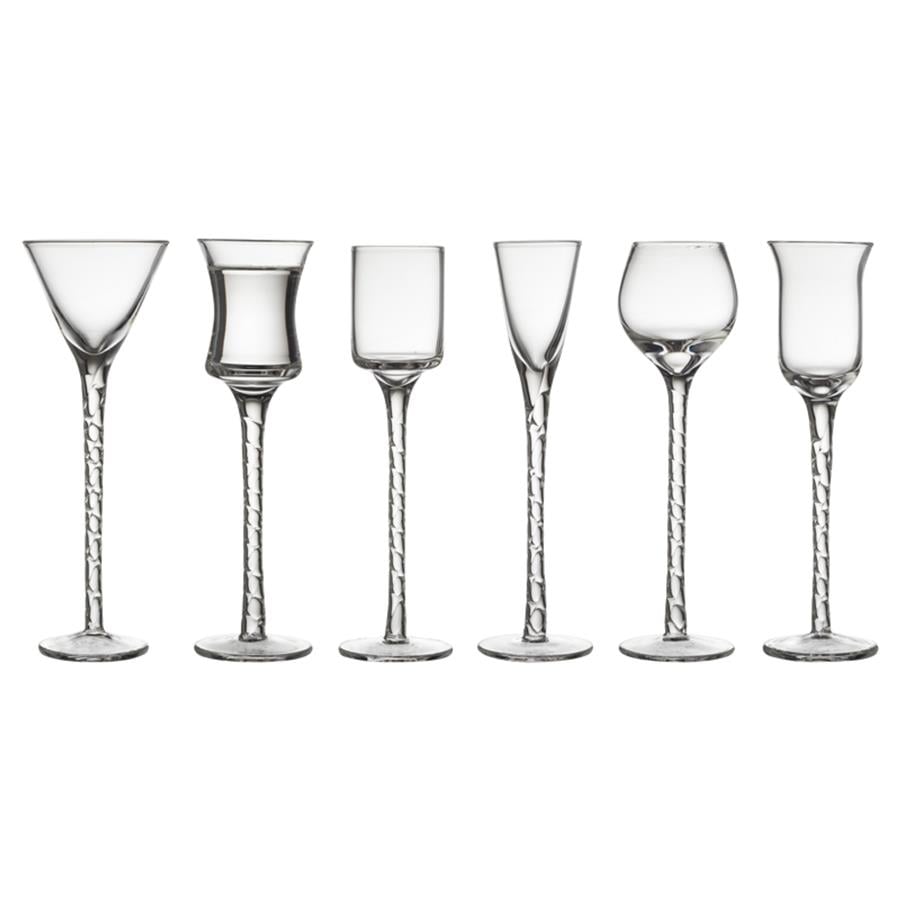 Rum Şeffaf Schnapps Bardağı 6 Adet 18 Cm