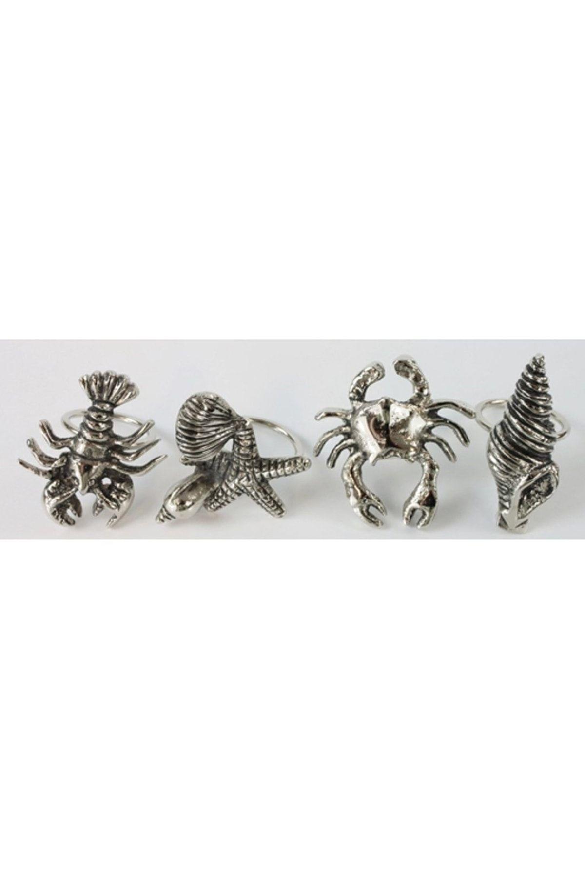 Sea Food Peçete Halkası (4 Parça)