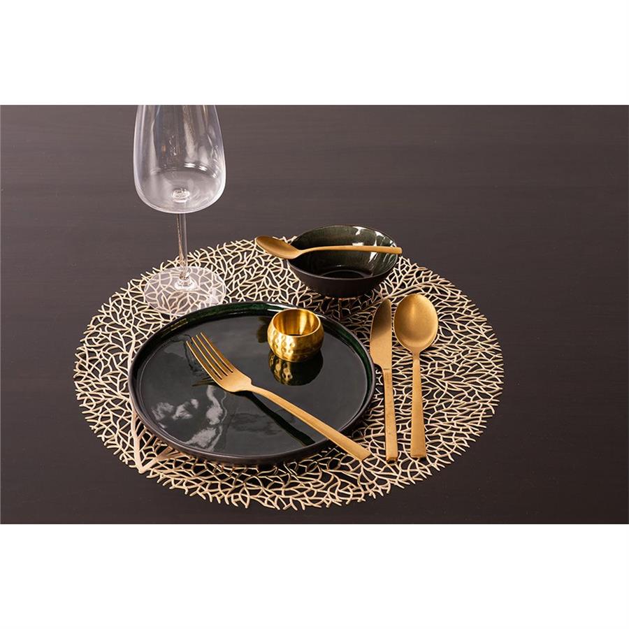 Servis Altlığı Capelınnı, Çap 38 Cm, Altın