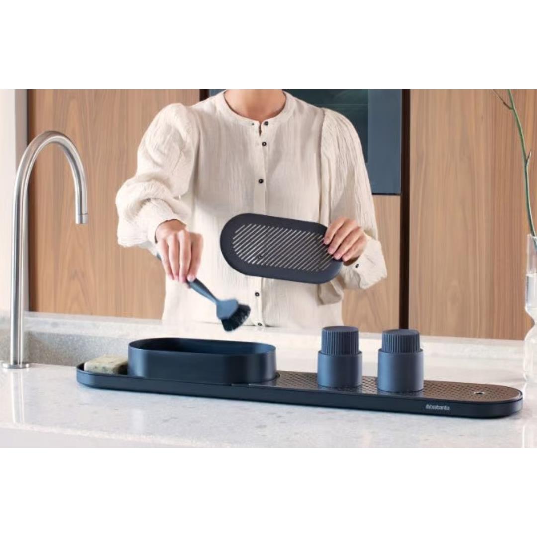Sınkstyle Infınıte Grey Lavabo Tezgah Düzenleyici Ve Kurutma Tepsisi