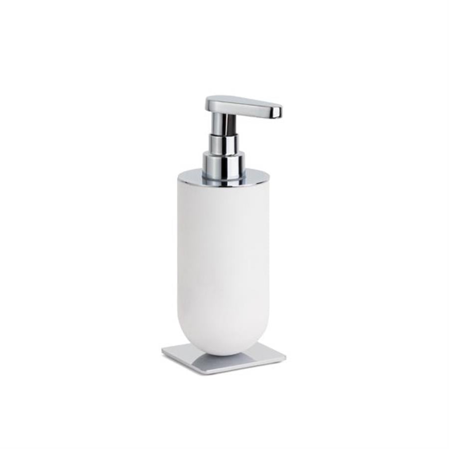 Sıvı Sabunluk Beyaz/Krom Renk 208X87X72 Mm