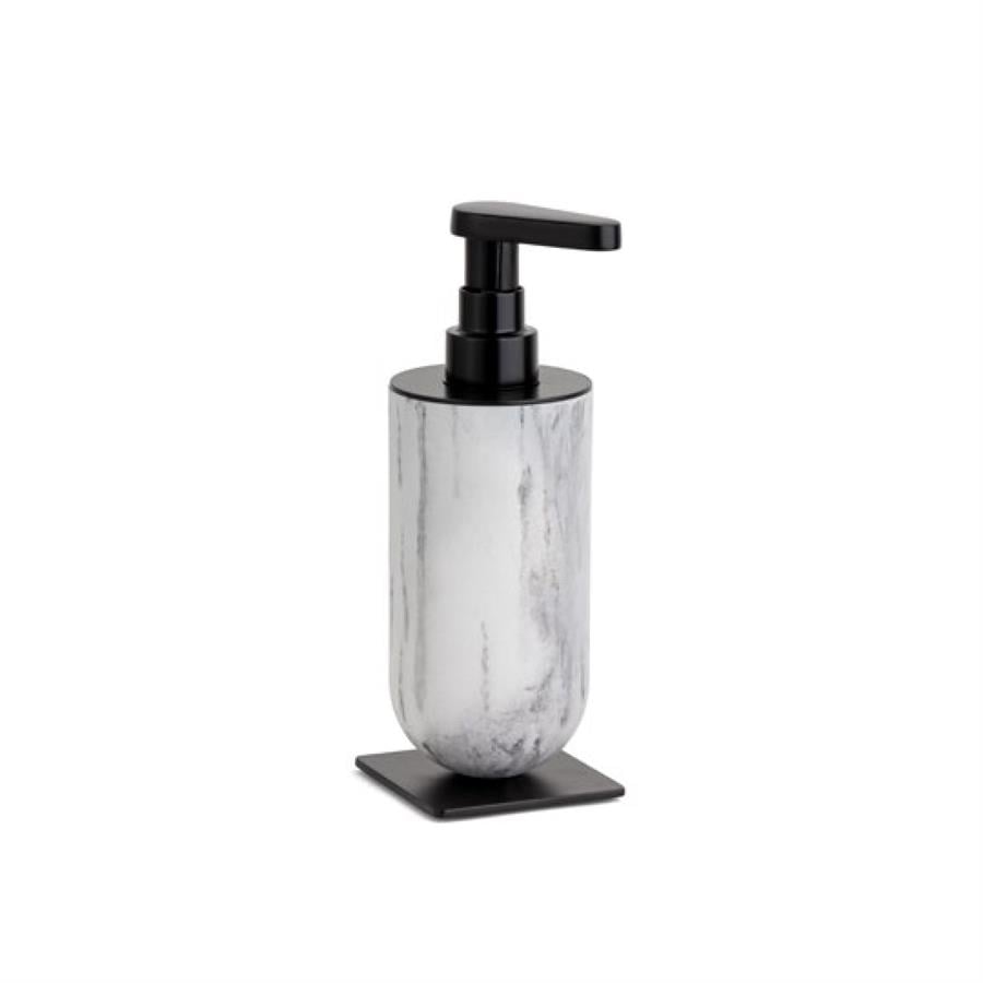 Sıvı Sabunluk Mermer Desenli/Siyah Renk 208X87X72 Mm