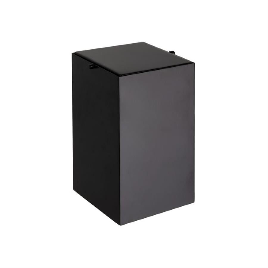 Banyo Çöp Kovası 4 L Siyah 302x173x173 mm