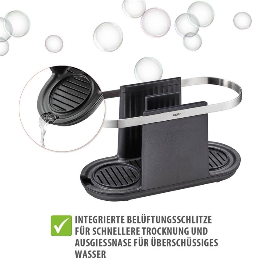 Smartlıne Lavabo Düzenleyici Paslanmaz Çelik/Plastik 24x10x13 cm