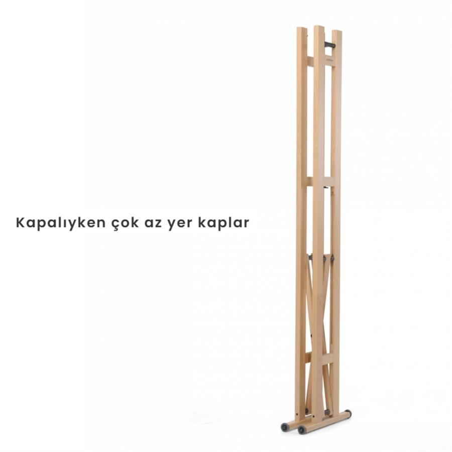 Snake 60 Katlanabilir Elbise Askısı Orta Boy Naturel Renk