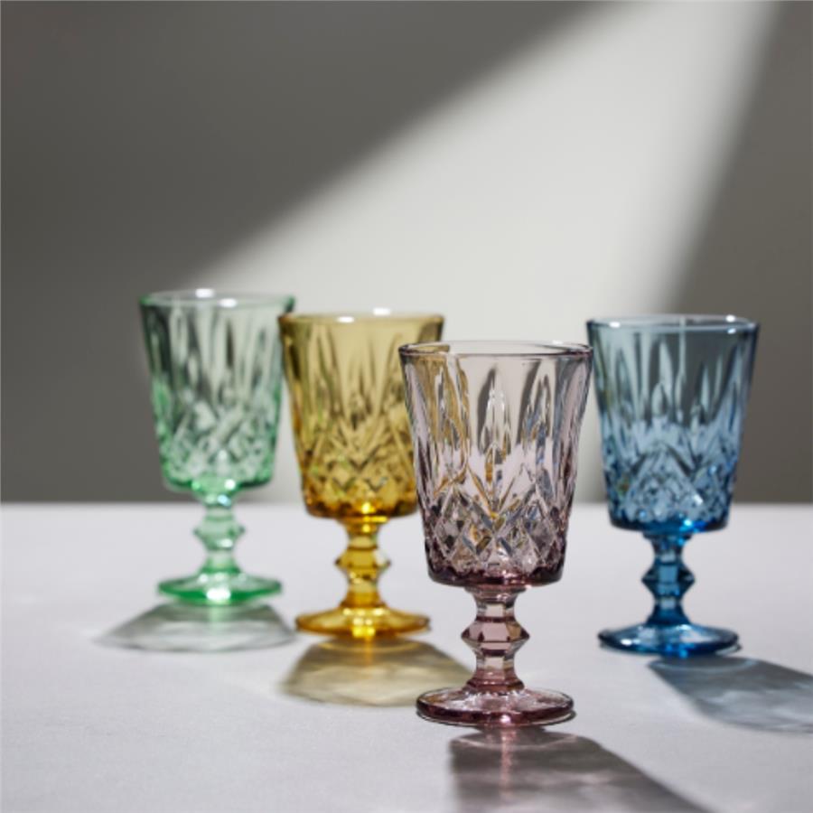 Sorrento Şarap Kadehi 4 Adet 29 Cl Amber