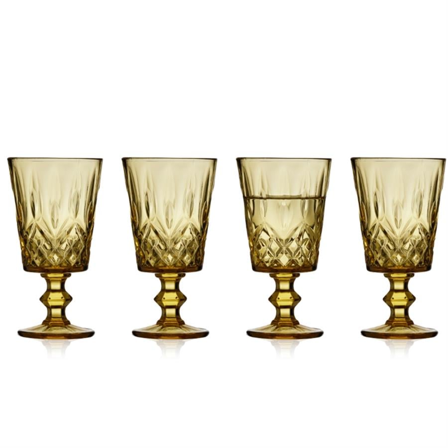 Sorrento Şarap Kadehi 4 Adet 29 Cl Amber