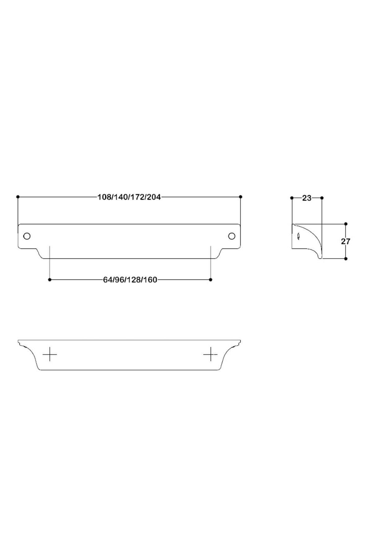 4523 Antik Rengi Tas Kulp 64 Mm