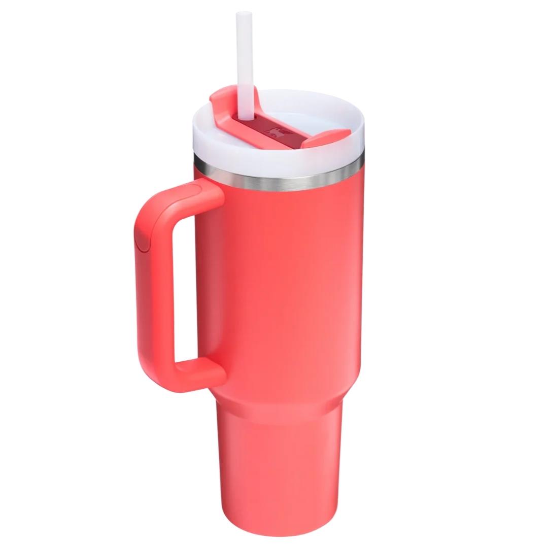 Stanley Tumbler Pipetli Termos | 1.18L - Hot Coral