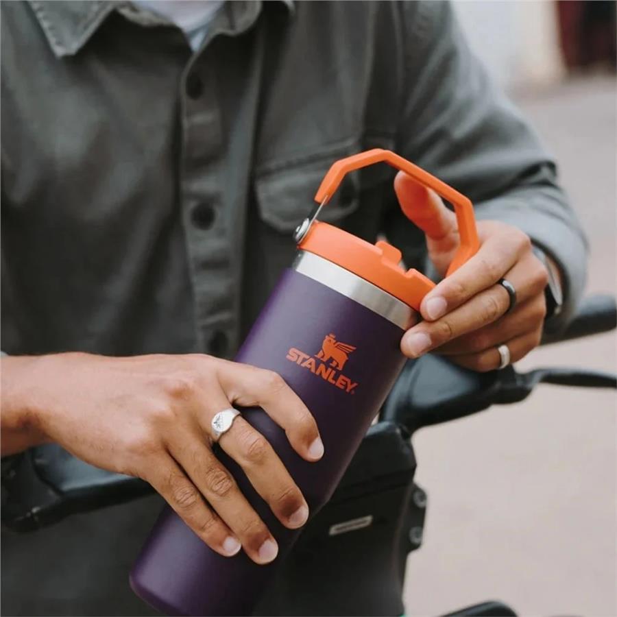 Stanley The IceFlow Flip Straw Pipetli Termos Bardak 0,89 LT - K.Mor