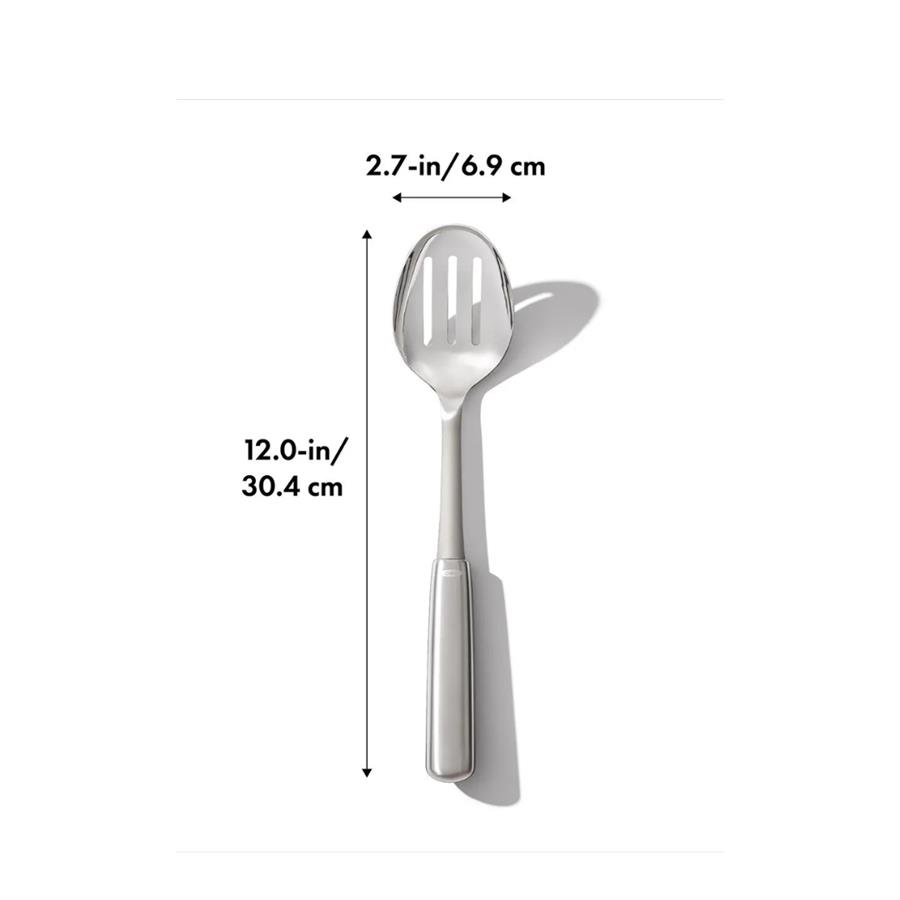 Steel Delikli Kaşık-Pslnmz Çelik Xo Steel Delikli Kaşık-Pslnmz Çelik
