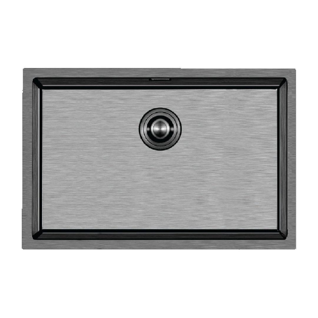Stella 4454 Füme Siyah 540X440 Mm Eviye