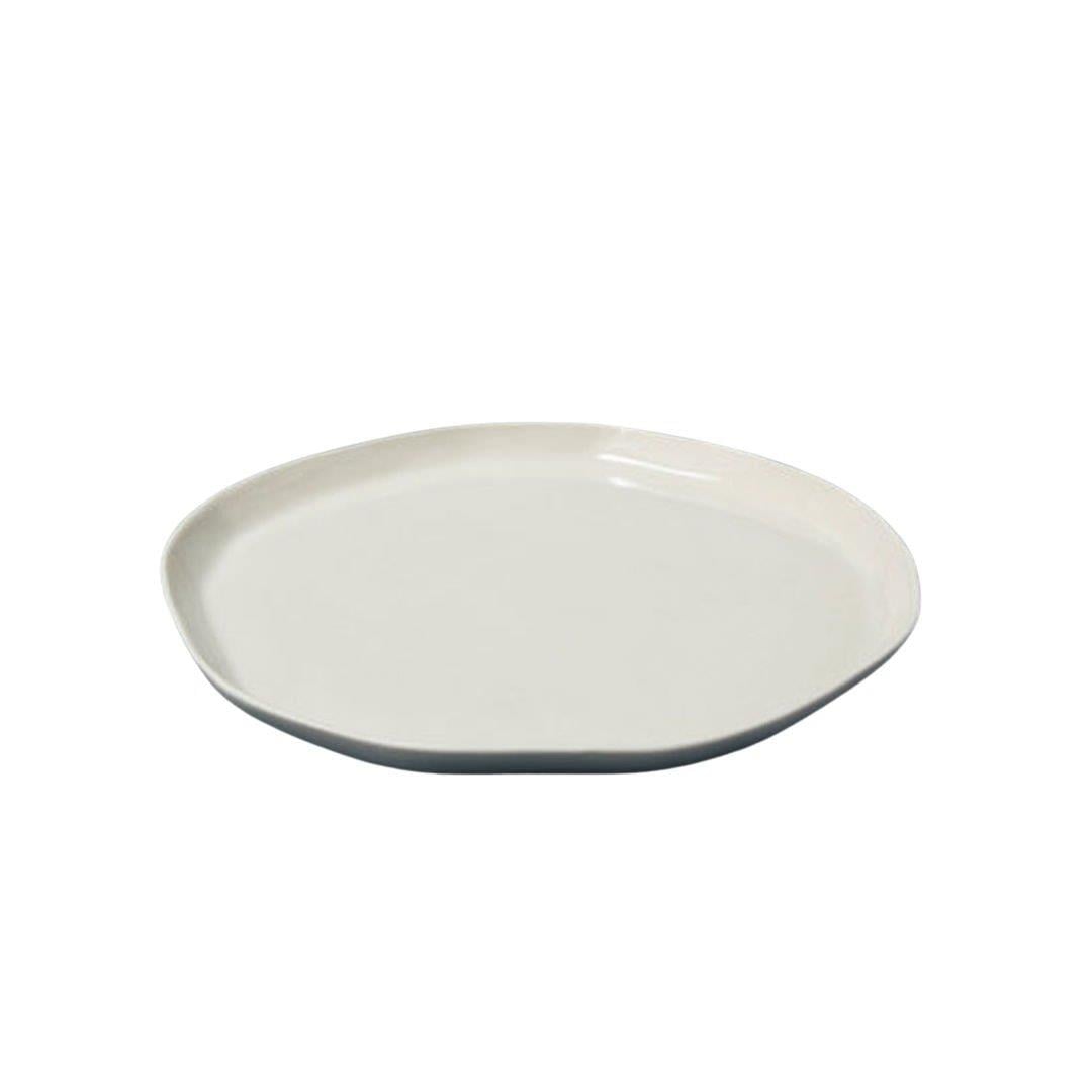 Stoneware Beyaz Taş Tabak 20,5 X 1,5 Cm