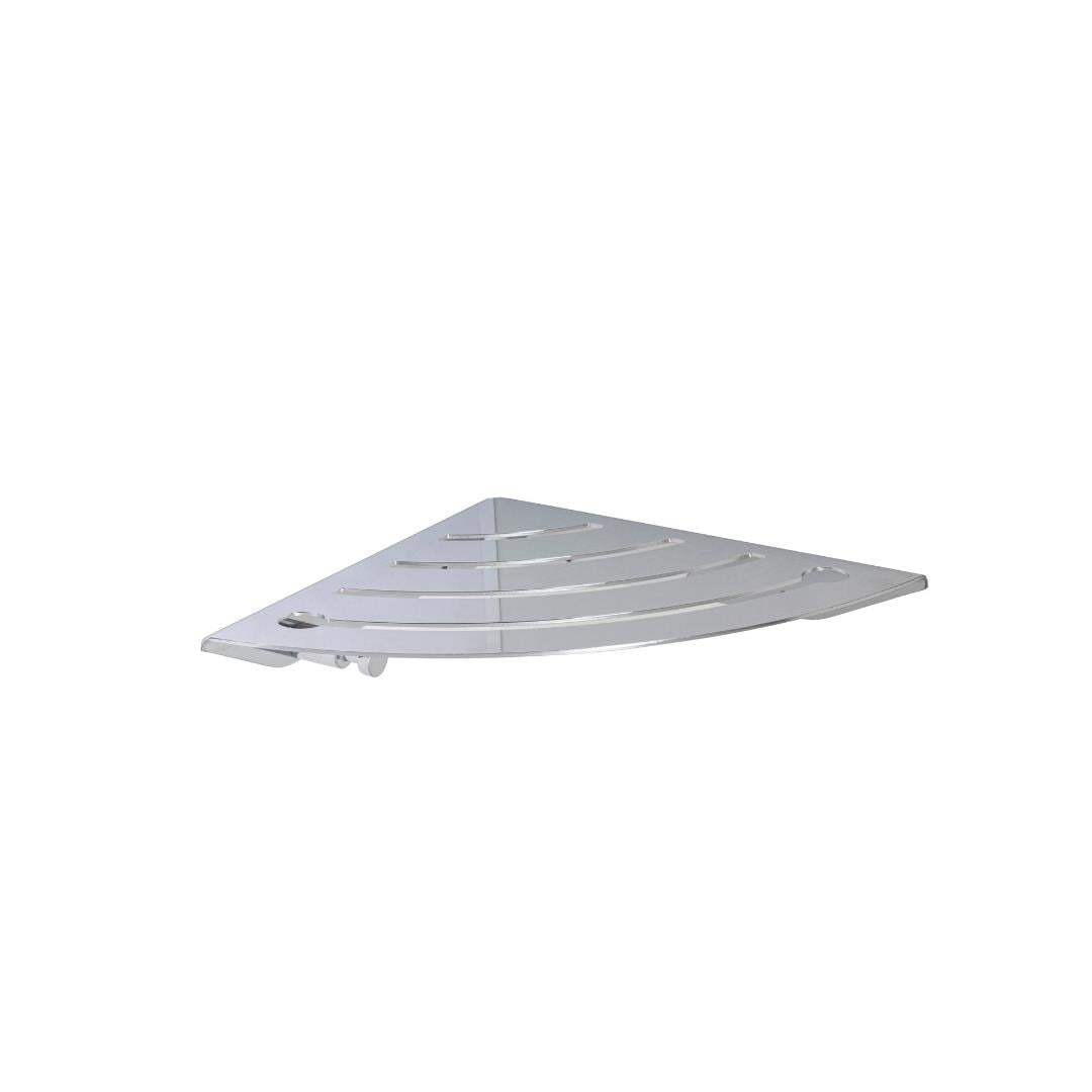 Duvara Monte Banyo Duş Raf Sistemi Krom 21 cm