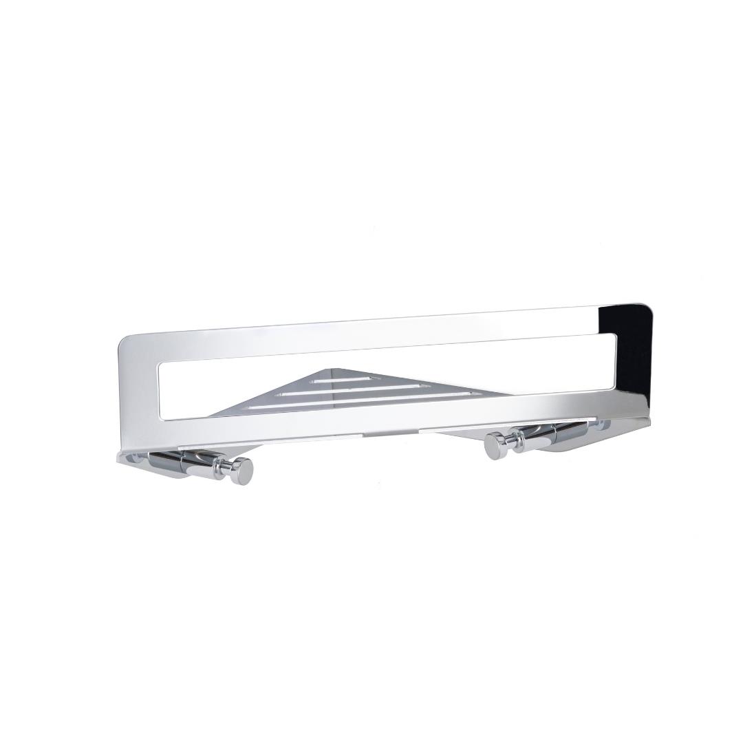 Duvara Monte Banyo Duş Raf Sistemi Krom 21 cm