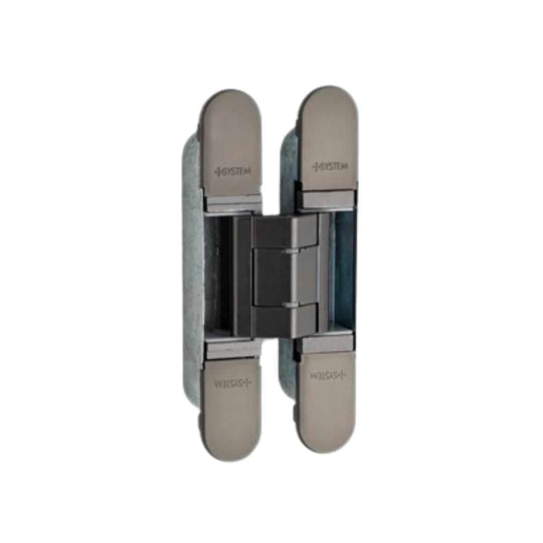 System Gizli Menteşe 128x22 mm Füme Renk