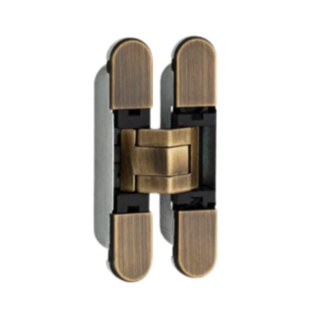 System Gizli Menteşe 76X14 mm 16 Kg Mat Antik Bronz Renk