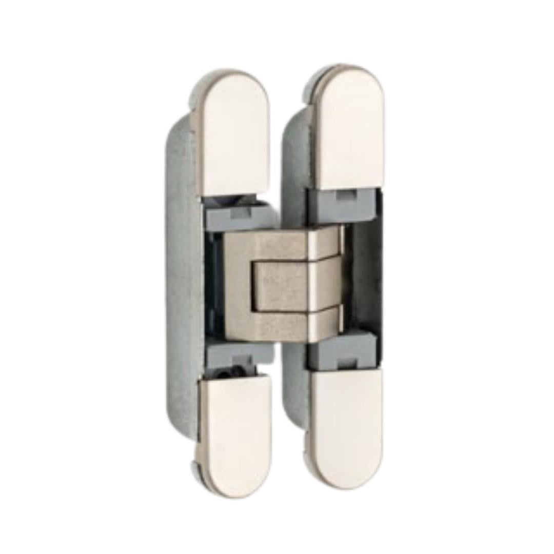 System Gizli Menteşe 76X14 mm 16 Kg Parlak Nikel Renk