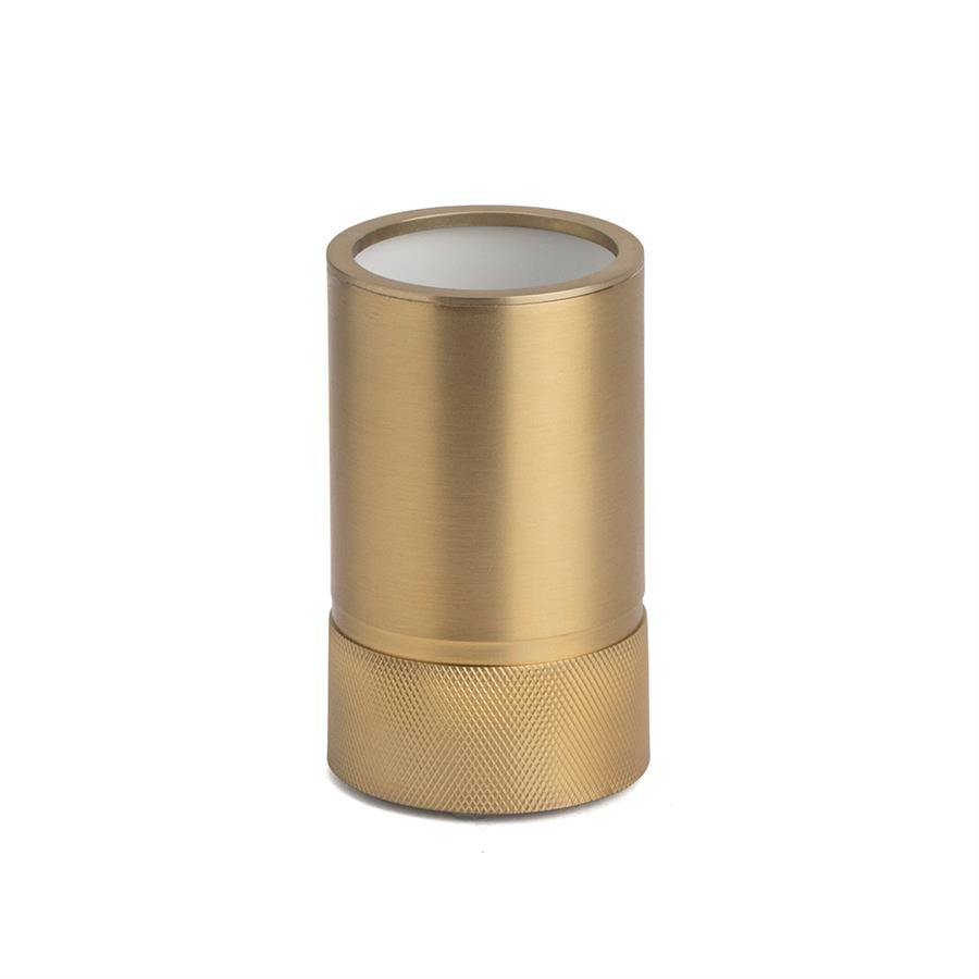 Tezgah Üstü Diş Fırçalığı Gold-Mat Altın Renk 102X60X60 Mm