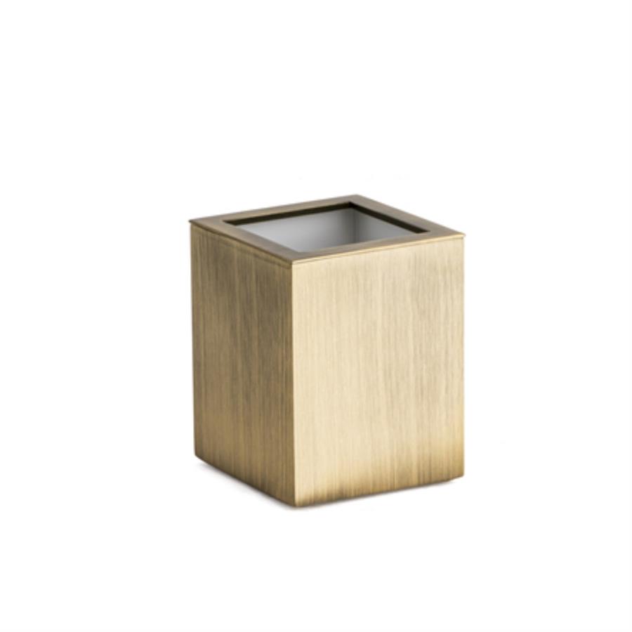Tezgah Üstü Diş Fırçalık Antik Renk 80x80 mm