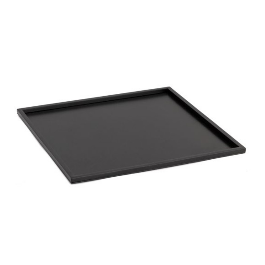 Tezgah Üstü Kare Tepsi Siyah 30 cm