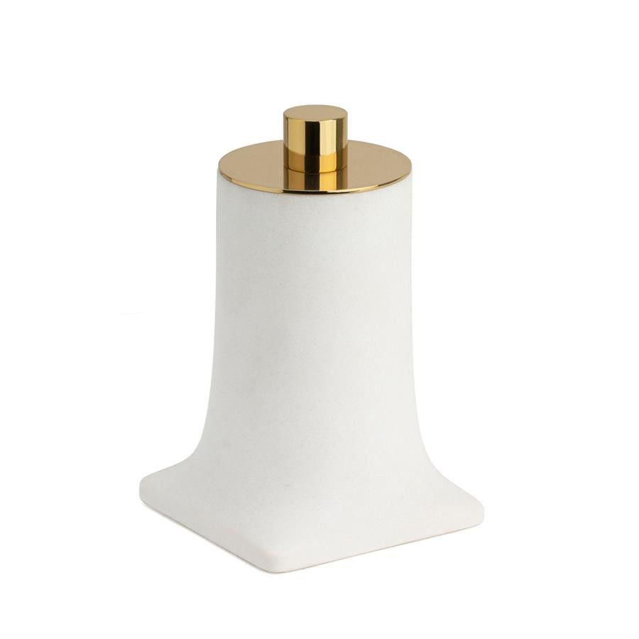 Tezgah Üstü Pamukluk Beyaz-Gold Renk 145X91X91 Mm