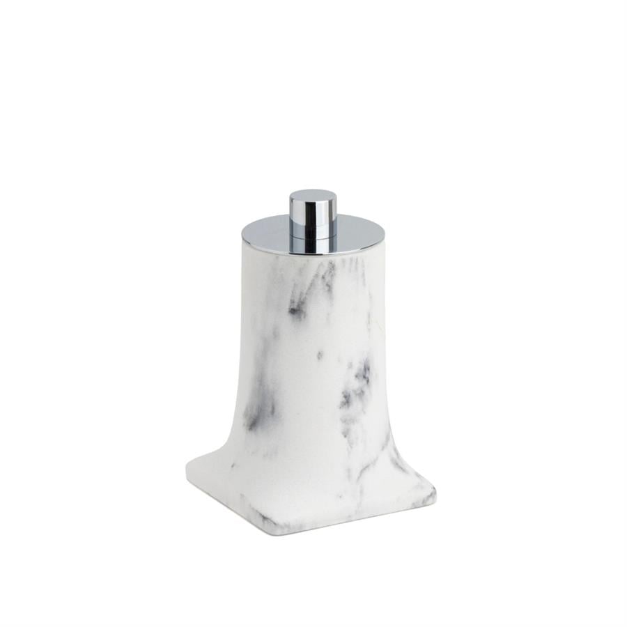 Tezgah Üstü Pamukluk Mermer Desenli/Krom 145x91x91 mm