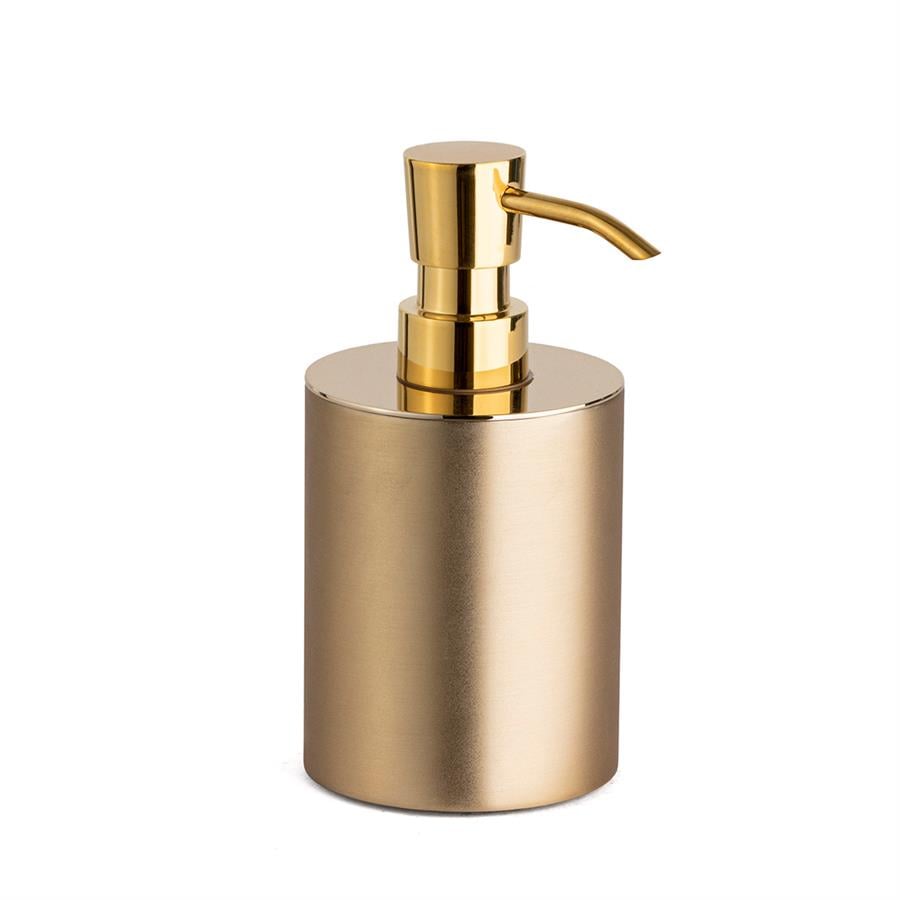 Tezgah Üstü Sıvı Sabunluk 250 Ml Gold Branch-Gold Renk 160X80X103 Mm